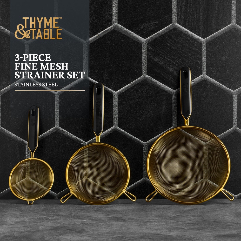 Durable Kitchen Sifter With Ergonomic Handles For Perfect Flour Pasta Sauces Rinsing Fruits Smooth 4