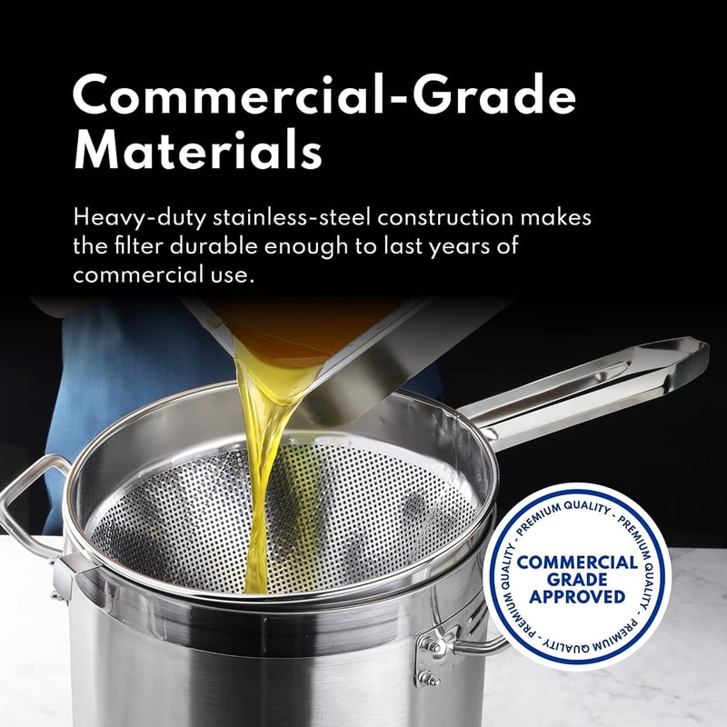 Stainless Steel Bouillon Strainer China Cap Strainer Utensil Easy to Clean Cooking Filter Basket Durable Colander Fine M