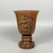 Hand Carved Cup Ornaments, Natural Chinese Antique Artifacts, Traditional Home Decor for Collectible Interior Design