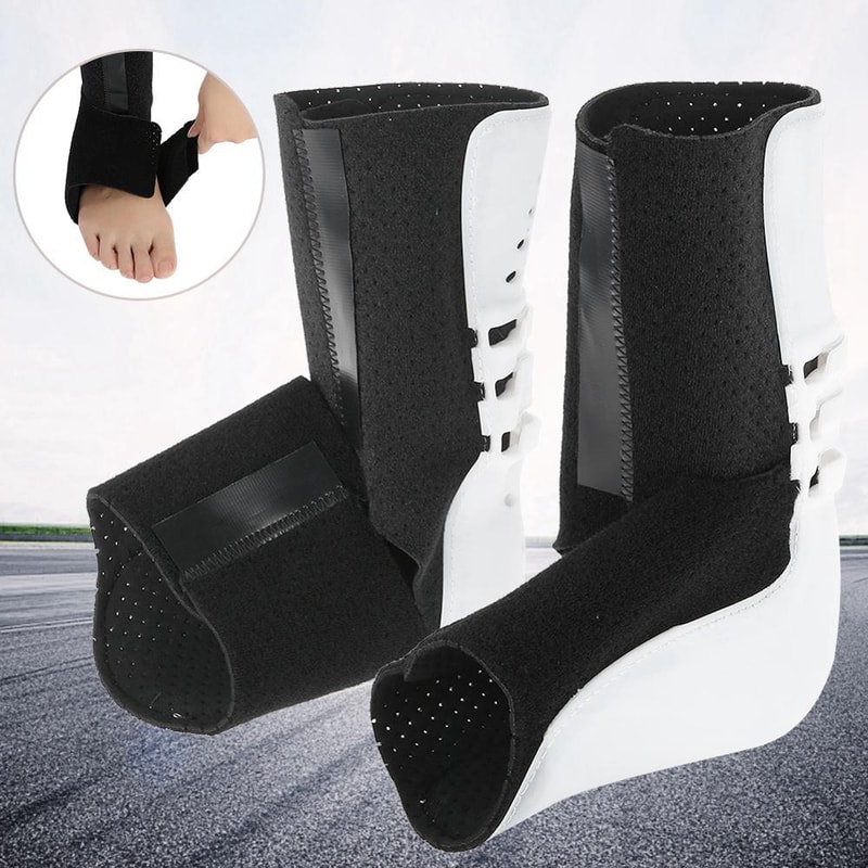 Hemiplegia Rehabilitation Support, Adjustable Foot Droop Splint Brace Orthosis for Posture Correction