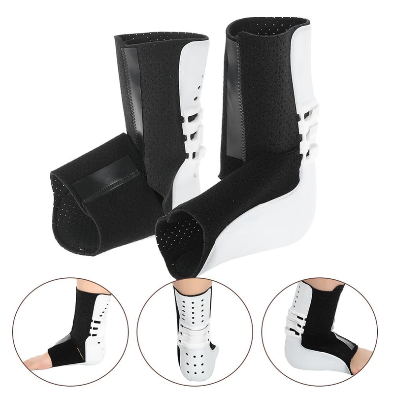 Hemiplegia Rehabilitation Support, Adjustable Foot Droop Splint Brace Orthosis for Posture Correction