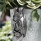 Resin bat-shaped hanging planter, garden decor for yard and landscape, unique home ornamentation piece