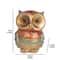 Craft Decorative Owl Resin Statue for Luxury Study Desk and Bedroom decor