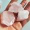 Rough Quartz Pink Crystal Gemstones, Natural Rose Quartz, Home Decoration Healing Stone