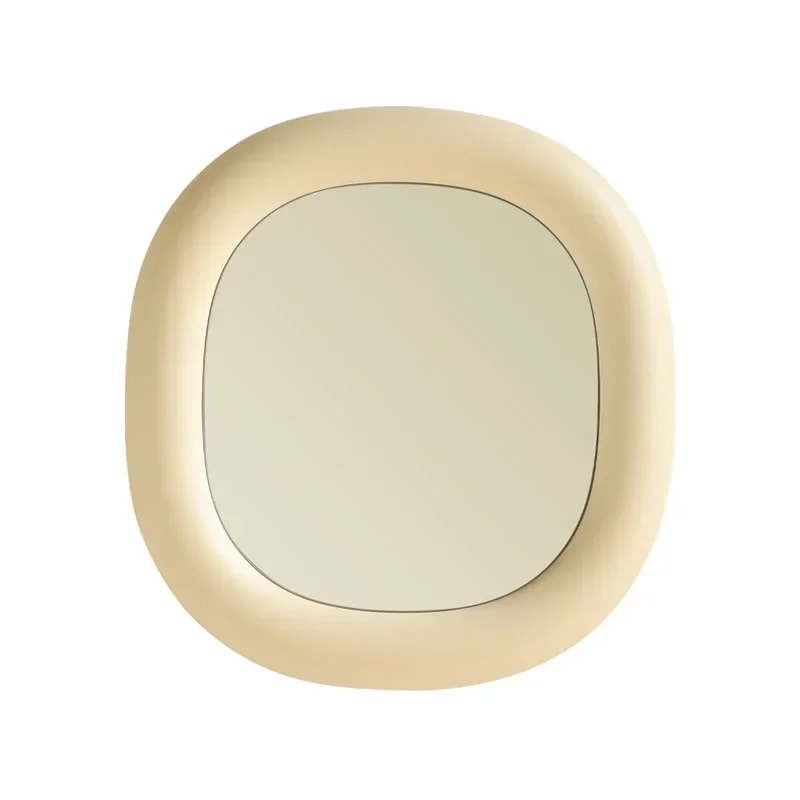 Luxury Mini Espelhos, Irregular Funky Circle Mirror, Bathroom Decor for Girls
