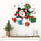 Christmas Wall Decoration Wallpaper, Wall Santa Claus With Gifts Visual Effect Stickers for Living Room