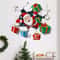 Christmas Wall Decoration Wallpaper, Wall Santa Claus With Gifts Visual Effect Stickers for Living Room