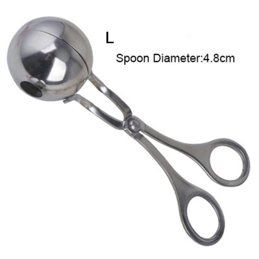 Stainless Steel Meatball Maker Tool, Non-Stick Clip Round Rice Ball Shaper, Stuffed Kitchen Gadget
