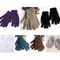Knitted Women Gloves, Solid Winter Hand Warmer, Full Fingered Mittens