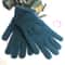 Knitted Women Gloves, Solid Winter Hand Warmer, Full Fingered Mittens