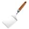 Wood Handle BBQ Utensils Stainless Steel Square Head Steak Turner Cooking Spatula Pizza Shovel Panc 4