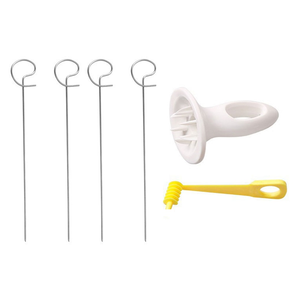 Manual Twisted Potato Slicer, Stainless Steel Sticks Tornado Slicer for Kitchen Use