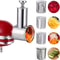Dishwasher Safe Steel Slicer Shredder Attachment For KitchenAid Mixers Vegetable Cheese Grater 0