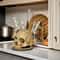 Horror Head Organizers Rack, Kitchen Knives Holder Skull Skeleton Stand