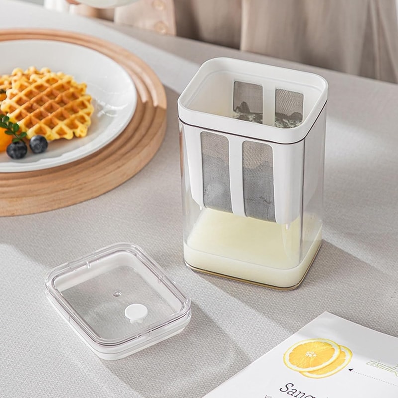 Yogurt Tool Filter Mesh Basket Yogurt Maker Soy Milk Juice Coffee Homemade Yogurt BPAFree 2