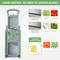 Mandoline for Cutting, Kitchen Accessories Vegetable Grater, Professional Salad Chopper for Vegetables and Lemon Slicing