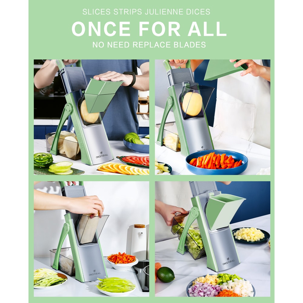 Mandoline for Cutting, Kitchen Accessories Vegetable Grater, Professional Salad Chopper for Vegetables and Lemon Slicing