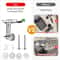 Metal Food Grinder Attachments for KitchenAid & Cuisinart Stand Mixers, Perfect for Sausage & Meat Grinding