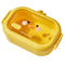 Portable Food Container, Kawaii Stainless Steel Bento Box for Kids with Double-Sided Clip Seal