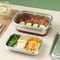 Food Container, Double Layer Stainless Steel Bento Box for Adults and Students