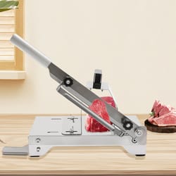 stainless steel adjustable meat chopper vegetable slicer knife for frozen meat