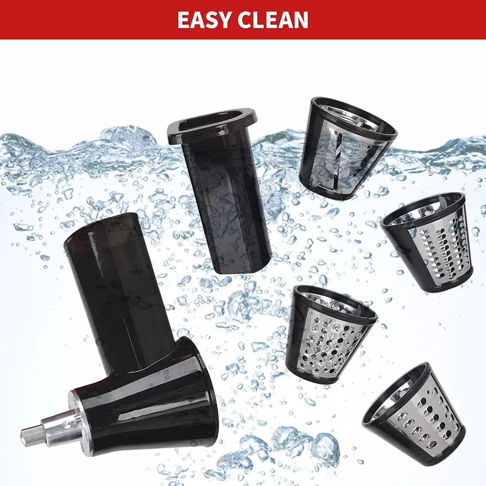 Cheese Grater Accessories for KitchenAid Stand Mixer, Slicer Shredder Chopper Attachments