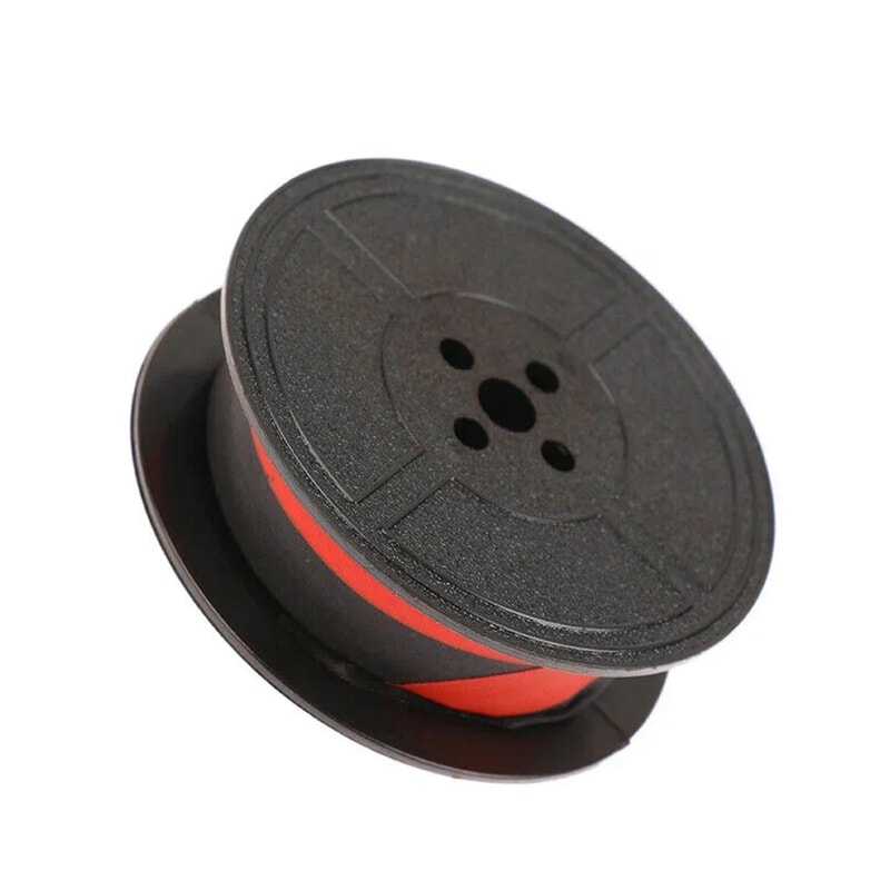 Long Lasting Printing Typewriter Ribbon, Black and Red Ink, Compatible with OKI, TEC, Underwood