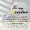 Gifts for Sister, Heart Acrylic Plaque Signs, Thoughtful Sister Christmas Birthday Presents