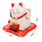 Cute Solar Powered Cat Statue, Windshield Decor for Home/Office