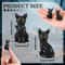Miniature Resin Black Cat Halloween Figurines, Animals Figurines, Garden Decoration, Micro Landscape Accessories