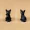 Miniature Resin Black Cat Halloween Figurines, Animals Figurines, Garden Decoration, Micro Landscape Accessories