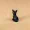 Miniature Resin Black Cat Halloween Figurines, Animals Figurines, Garden Decoration, Micro Landscape Accessories