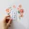 PVC DIY Beautiful Flowers Switch Wall Sticker, Waterproof Removable Home Decoration Stickers for Bedroom, Bathroom