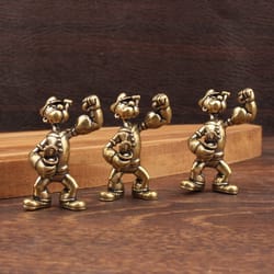 popeye the sailor man brass home decor, desk art ornament for office, tea table & car desktop accessories
