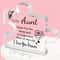 Carved Acrylic Auntie Puzzle Plaque, Birthday & Christmas Gift from Niece/Nephew