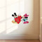Disney Romantic Valentine's Day Sticker, Mickey and Minnie Heart Slogan for Walls, Mirrors, Porches, Home Decor