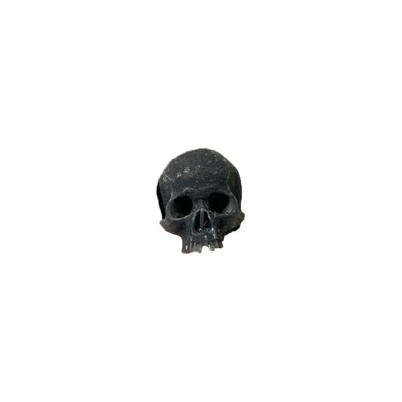 Miniature Skull Model for Halloween, Home Decor, Fish Tank Accessories, Dollhouse Plant Decoration