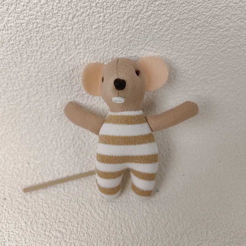 Baby Stroller Furniture in Lotus Pink and Light Green for Dollhouse