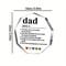 "Dad Definition Father Acrylic Decorative Sign for Dad Stepdad Bonus Dad Thank You Birthday Christmas Gift