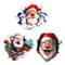 Winter Holiday Peel and Stick Funny Christmas Cartoon Decals, Home Decor Stickers