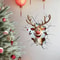Removable Wall Decal Vinyl Christmas Wall Stickers Santa Claus Reindeer Holiday Decor For Home Livi