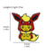 Set of Creative Pikachu Cos Eevee Enamel Pins, Metal Badge Backpack Accessories