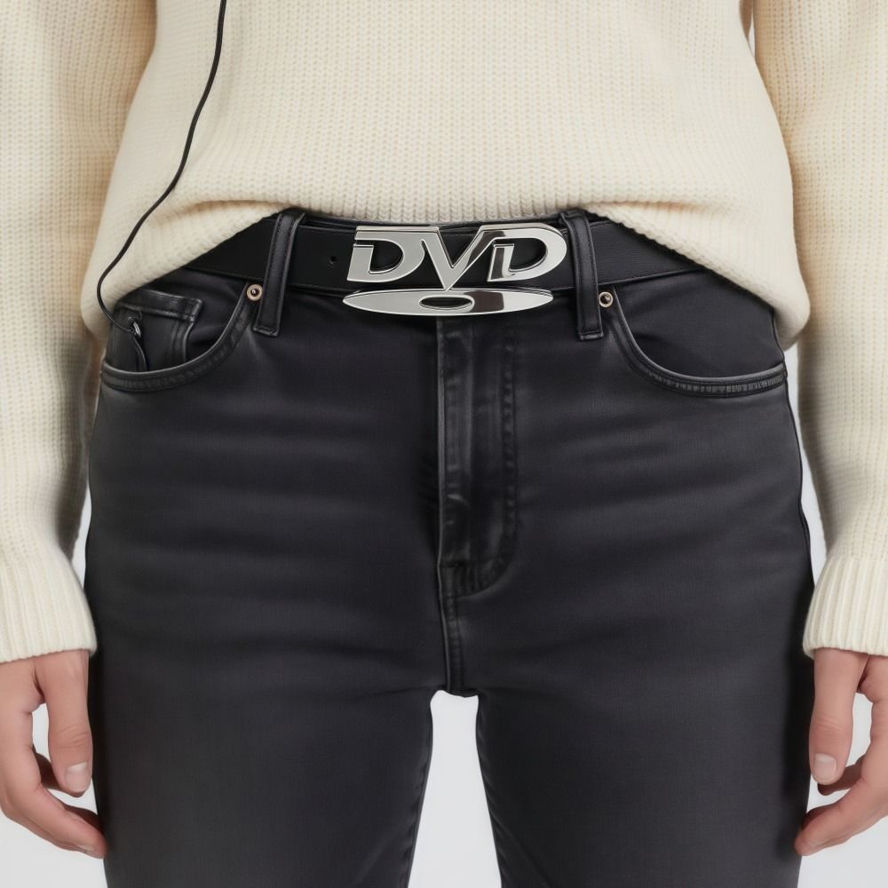 Nostalgic Design English Buckle Belt, Casual Sturdy Women's Belt, Versatile Fashion Design for Jeans Decoration