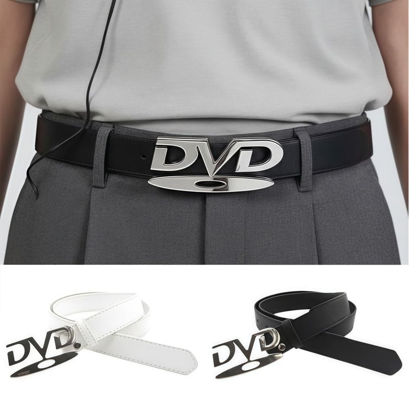 Nostalgic Design English Buckle Belt, Casual Sturdy Women's Belt, Versatile Fashion Design for Jeans Decoration