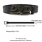 Nostalgic Design English Buckle Belt, Casual Sturdy Women's Belt, Versatile Fashion Design for Jeans Decoration