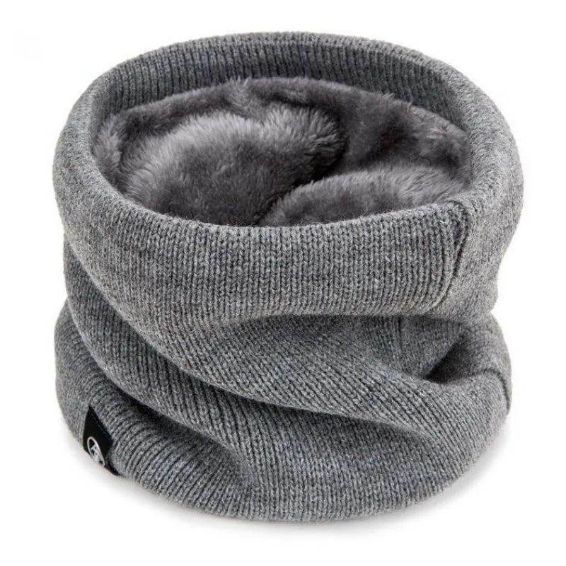 Fashion Knitted Neck Warmer Scarf Thick Coldproof Face Cover For Winter Sports Running Skating Hiki 6