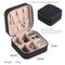 Ladies Travel Leather Jewelry Box, Classic Black, Pure White, Fashion Pink Storage Box