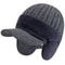Fashion Faux Fur Beanie Hat, Plush Lined Winter Hat with Earflap, Men Outdoor Warm Cap Gift