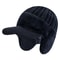 Fashion Faux Fur Beanie Hat, Plush Lined Winter Hat with Earflap, Men Outdoor Warm Cap Gift