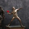 Flower Thrower Statue Bomber Banksy Sculptures, Collectible Figurine Desk Home Decoration